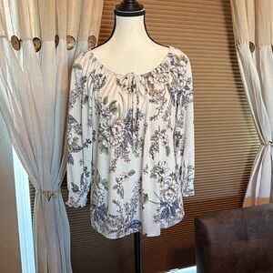 Floral Print Women's Top